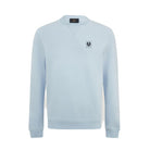 Belstaff Cotton Fleece Sweatshirt - Sky Blue - Escape Menswear