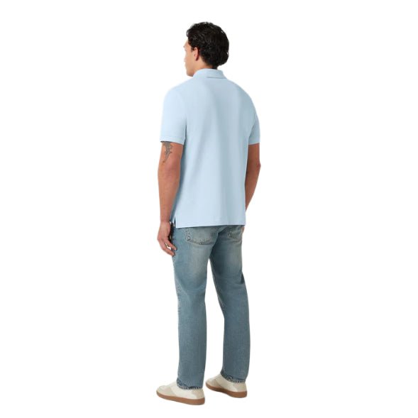 Belstaff Cotton Pique Polo Shirt - Sky Blue - Escape Menswear