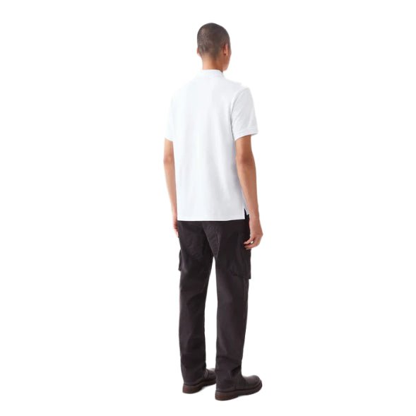 Belstaff Cotton Pique Polo Shirt - White - Escape Menswear