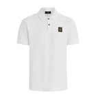 Belstaff Cotton Pique Polo Shirt - White - Escape Menswear