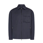 Belstaff Drome Cotton Gabardine Overshirt - Dark Ink - Escape Menswear