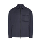 Belstaff Drome Cotton Gabardine Overshirt - Dark Ink - Escape Menswear