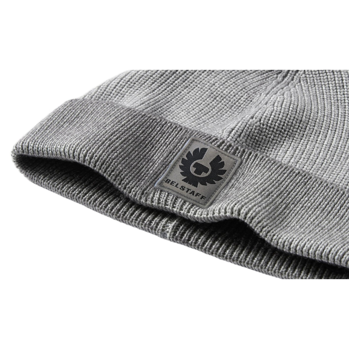 Belstaff Garment Dyed Aspect Beanie - Concrete - Escape Menswear