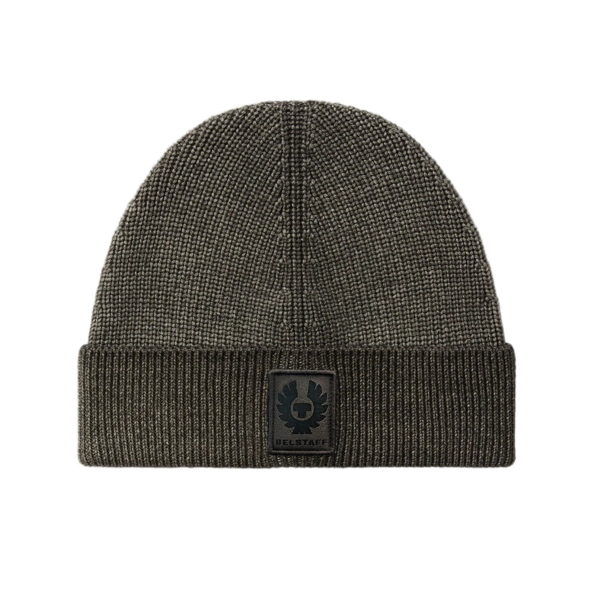 Belstaff Garment Dyed Aspect Beanie - Khaki Green - Escape Menswear