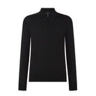 Belstaff Kyle Merino Wool Polo Shirt - Black - Escape Menswear
