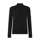 Belstaff Kyle Merino Wool Polo Shirt - Black - Escape Menswear