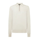 Belstaff Kyle Merino Wool Polo Shirt - Silver Birch - Escape Menswear