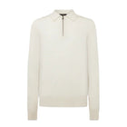 Belstaff Kyle Merino Wool Polo Shirt - Silver Birch - Escape Menswear