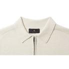 Belstaff Kyle Merino Wool Polo Shirt - Silver Birch - Escape Menswear