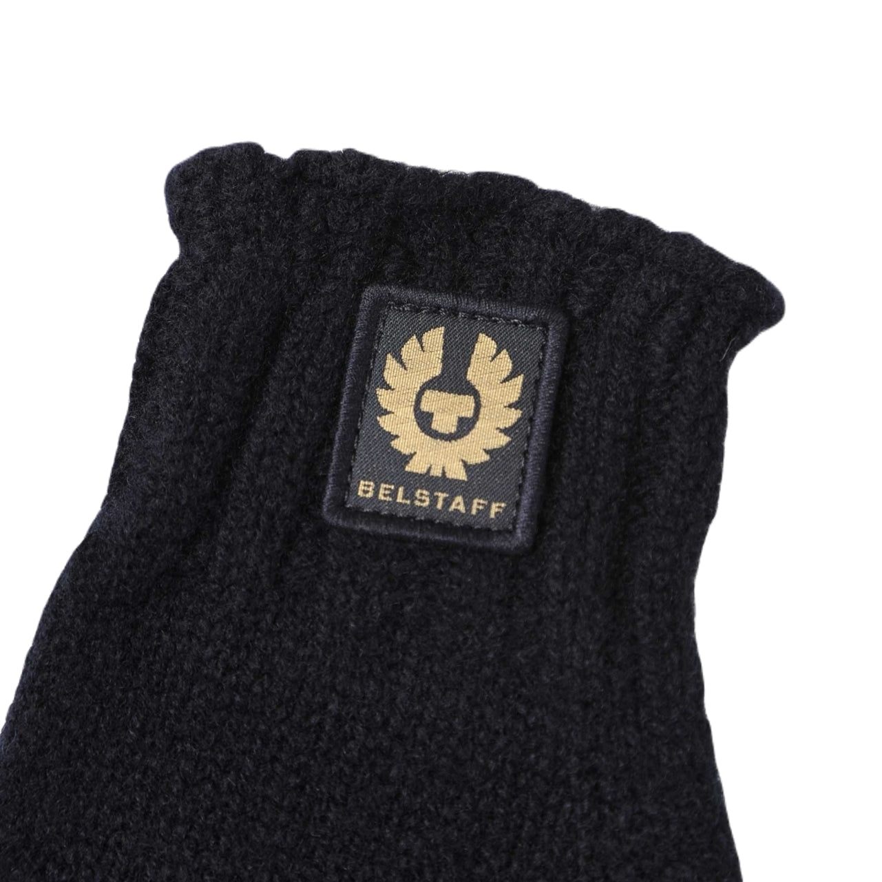 Belstaff Lambswool Watch Gloves - Black - Escape Menswear