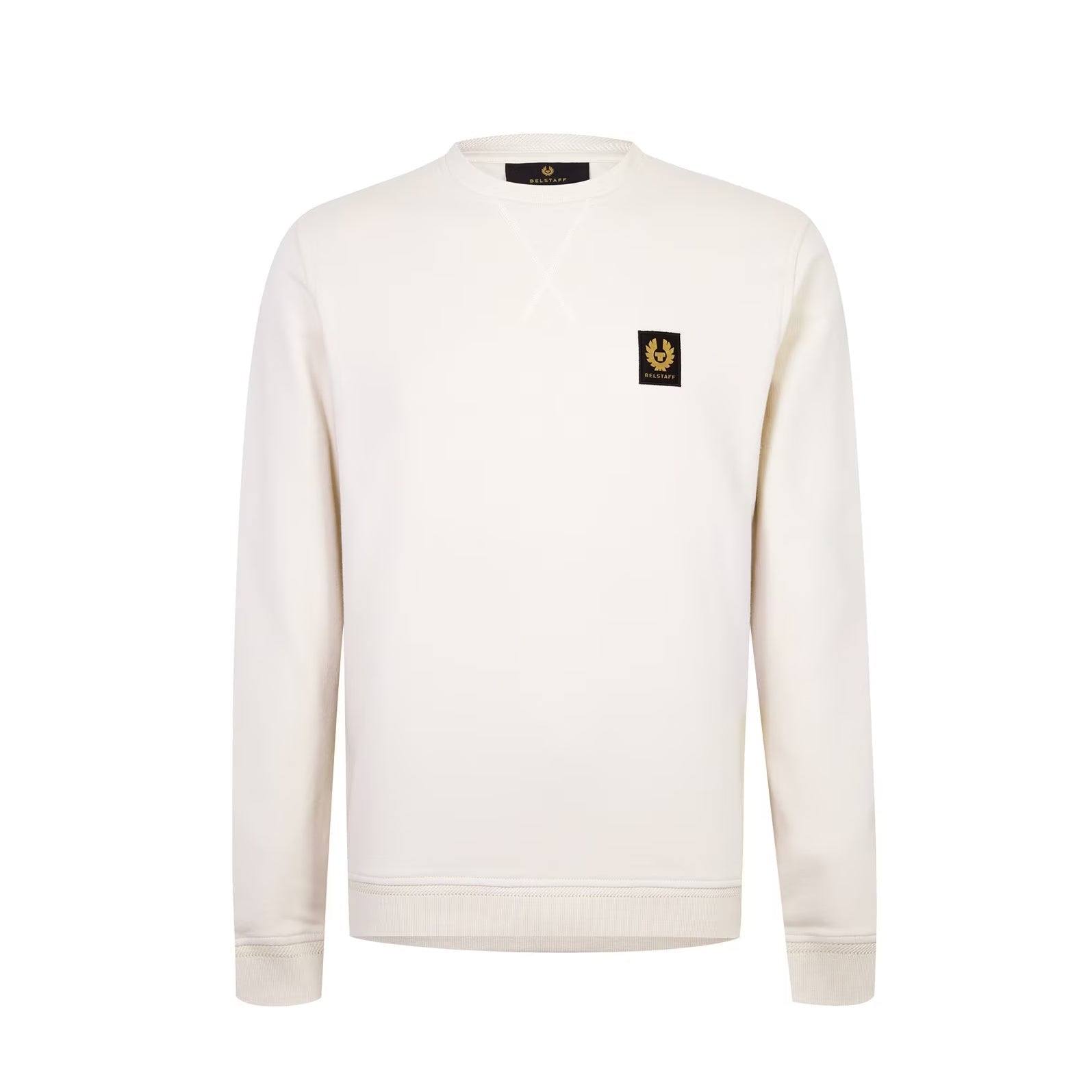 Belstaff Logo Sweatshirt - Moonbeam - Escape Menswear