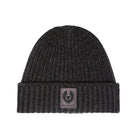 Belstaff Plated Watch Beanie - Black/Tornado Grey - Escape Menswear