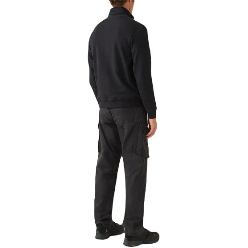 Belstaff Quarter Zip Sweatshirt - Black - Escape Menswear