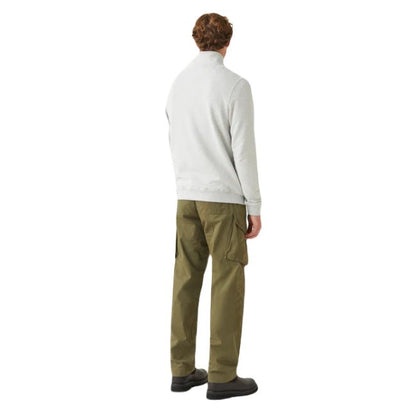Belstaff Quarter Zip Sweatshirt - Moonbeam - Escape Menswear