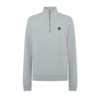 Belstaff Quarter Zip Sweatshirt - Quarry Blue - Escape Menswear