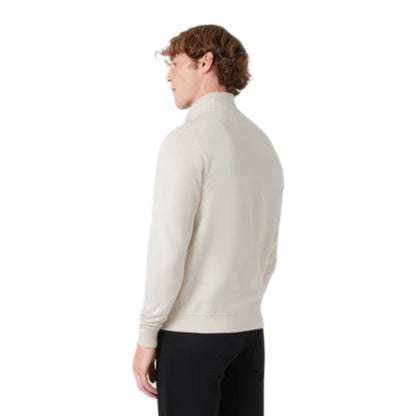 Belstaff Quarter Zip Sweatshirt - Silver Birch - Escape Menswear