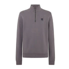 Belstaff Quarter Zip Sweatshirt - Tornado Grey - Escape Menswear