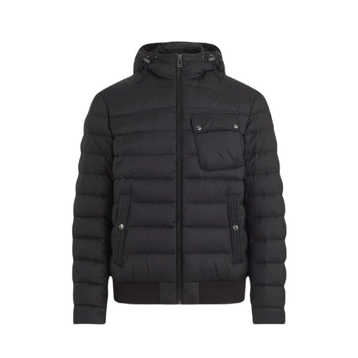 Belstaff Streamline Down Filled Nylon Jacket - Black - Escape Menswear