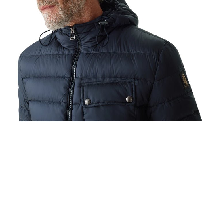 Belstaff Streamline Down Filled Nylon Jacket - Dark Ink - Escape Menswear