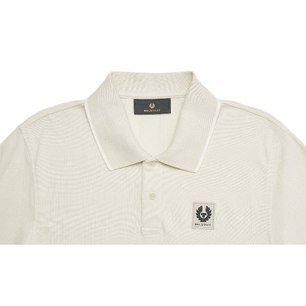 Belstaff Tipped Polo Shirt - Silver Birch - Escape Menswear