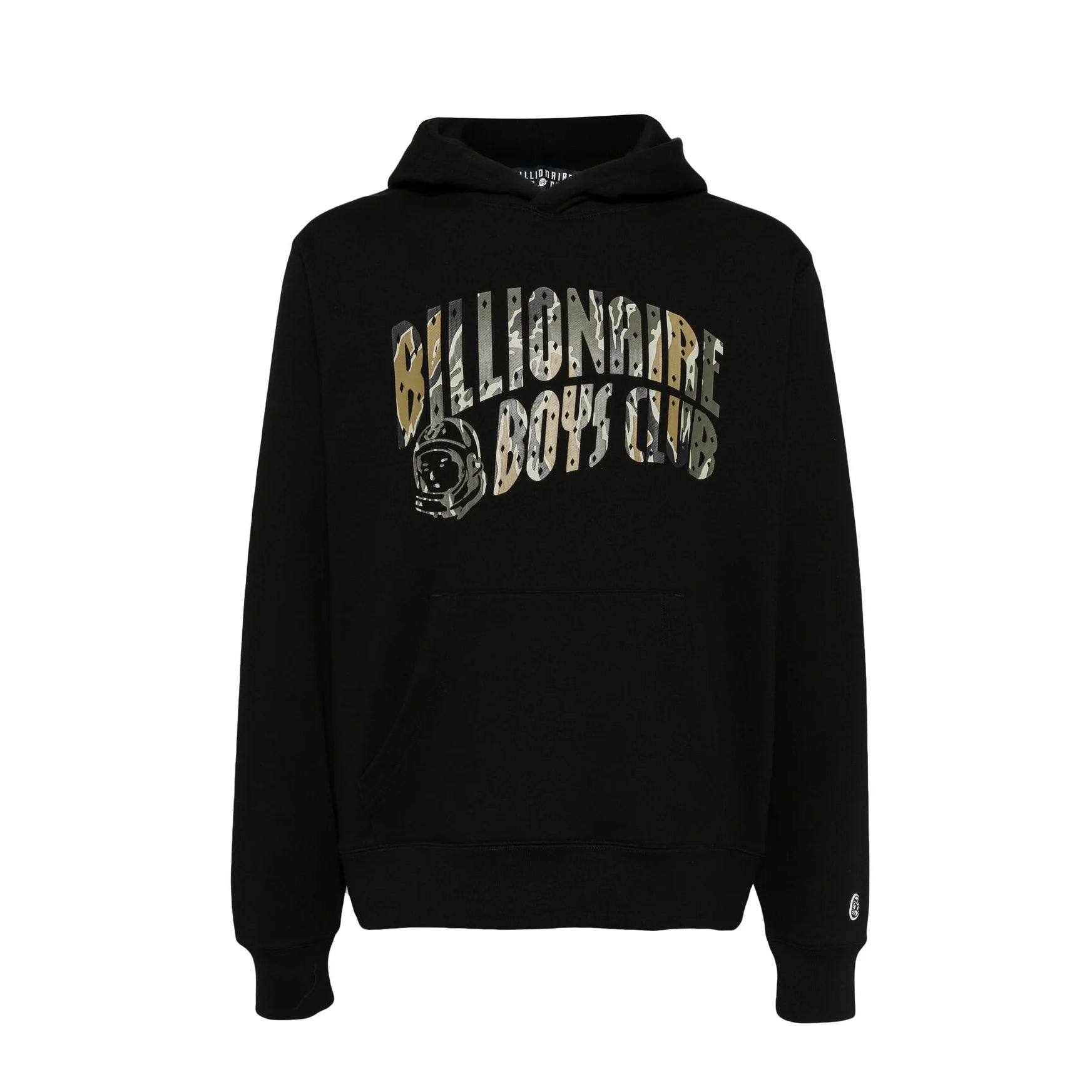 Billionaire Boys Club Camo Arch Logo Hoodie - Black - Escape Menswear