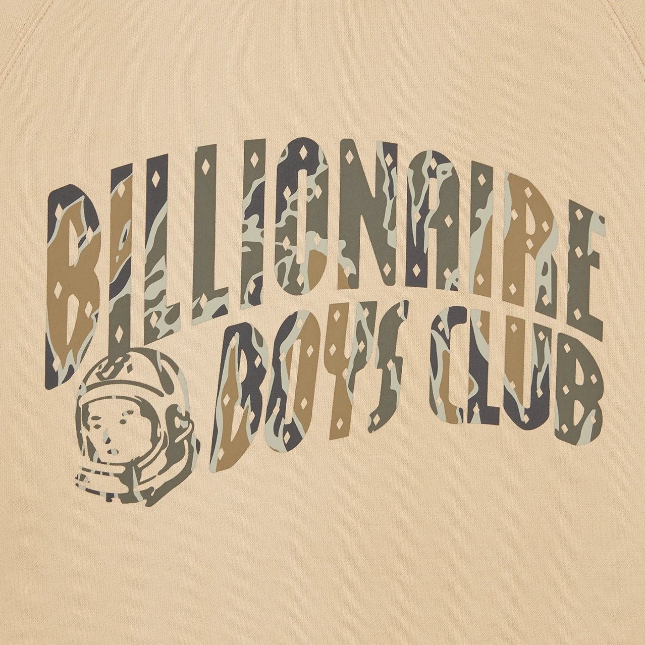 Billionaire Boys Club Camo Arch Sweatshirt - Sand - Escape Menswear