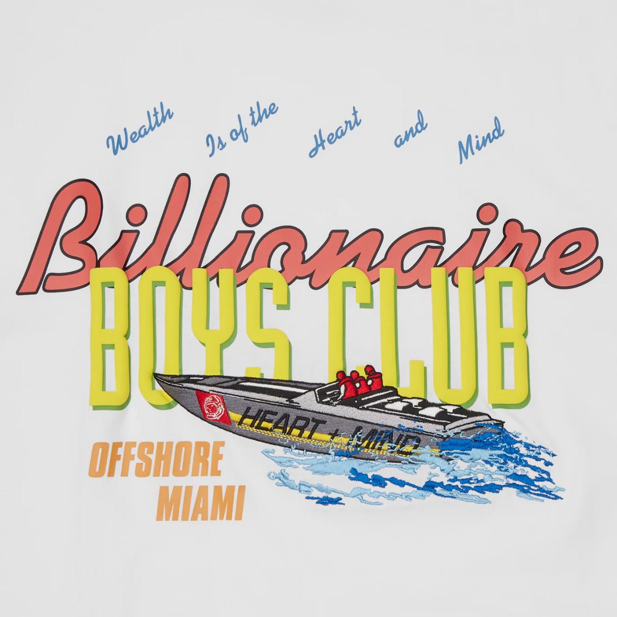 Billionaire Boys Club Horizon Oversized T-Shirt - White - Escape Menswear