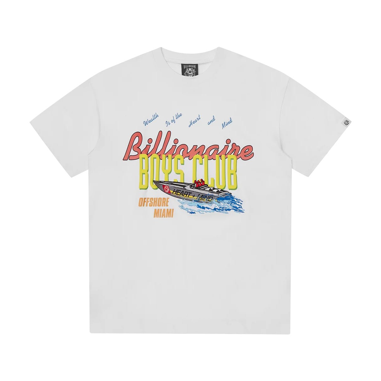 Billionaire Boys Club Horizon Oversized T-Shirt - White - Escape Menswear
