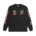 Billionaire Boys Club Multi Graphic Long Sleeve T-Shirt - Black - Escape Menswear