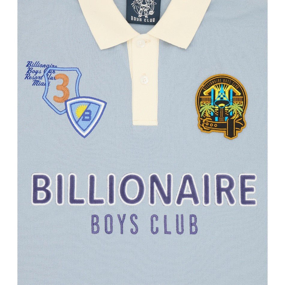 Billionaire Boys Club Resort Polo Shirt - Blue - Escape Menswear