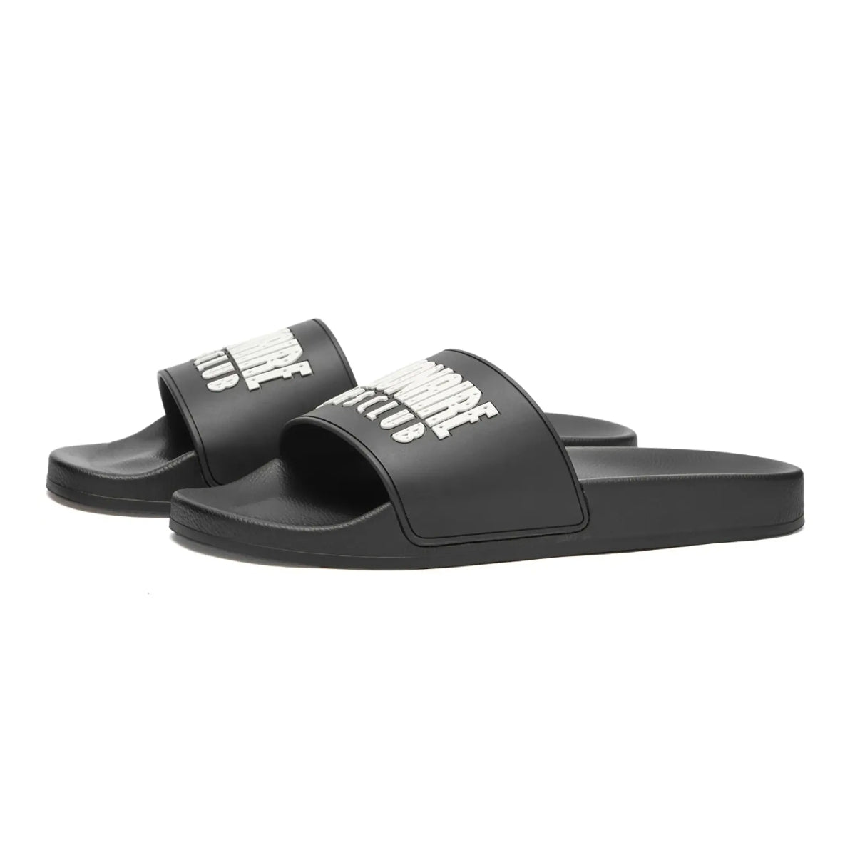 Billionaire Boys Club Straight Logo Sliders - Black - Escape Menswear
