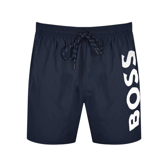 Boss Black 50469594 Octopus Swim Shorts - 413 Navy - Escape Menswear