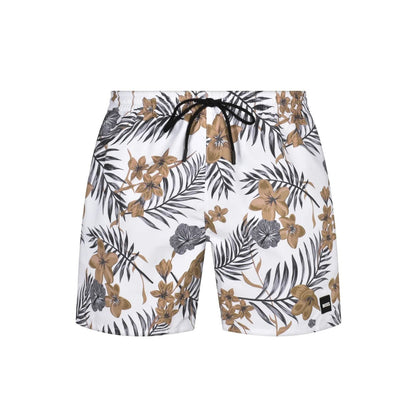 Boss Black Piranha Shorts - 100 White - Escape Menswear