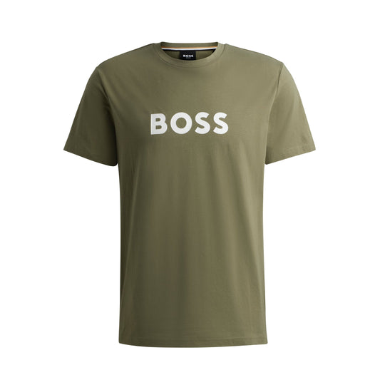 Boss Black Sun Protect T-Shirt - 250 Khaki - Escape Menswear