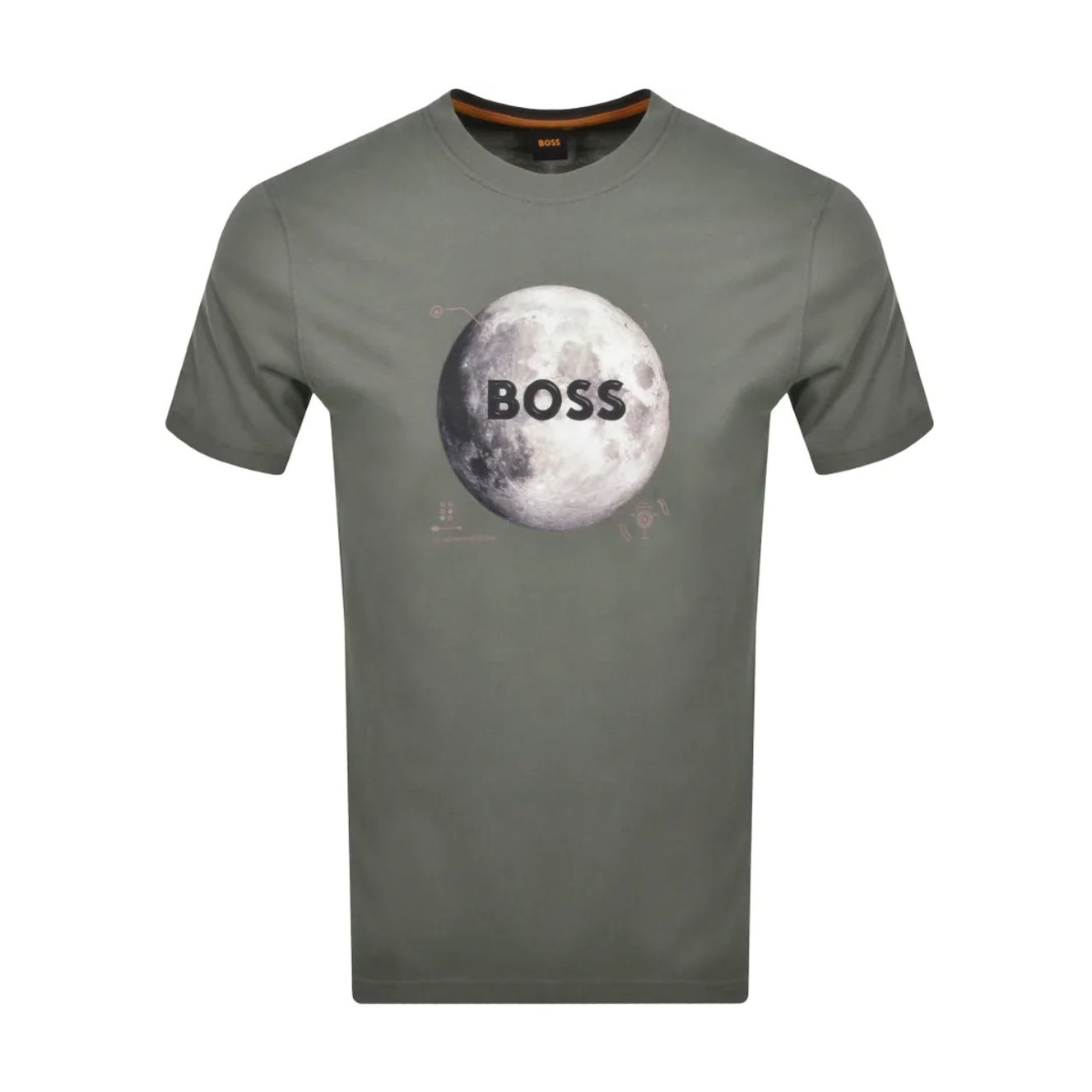 Boss Orange 50528189 Te Moon T-Shirt - 076 Open Grey - Escape Menswear