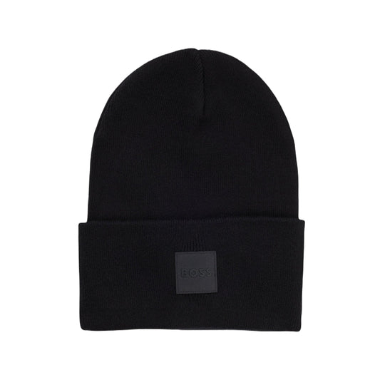 Boss Orange Fantastico Beanie - 001 Black - Escape Menswear