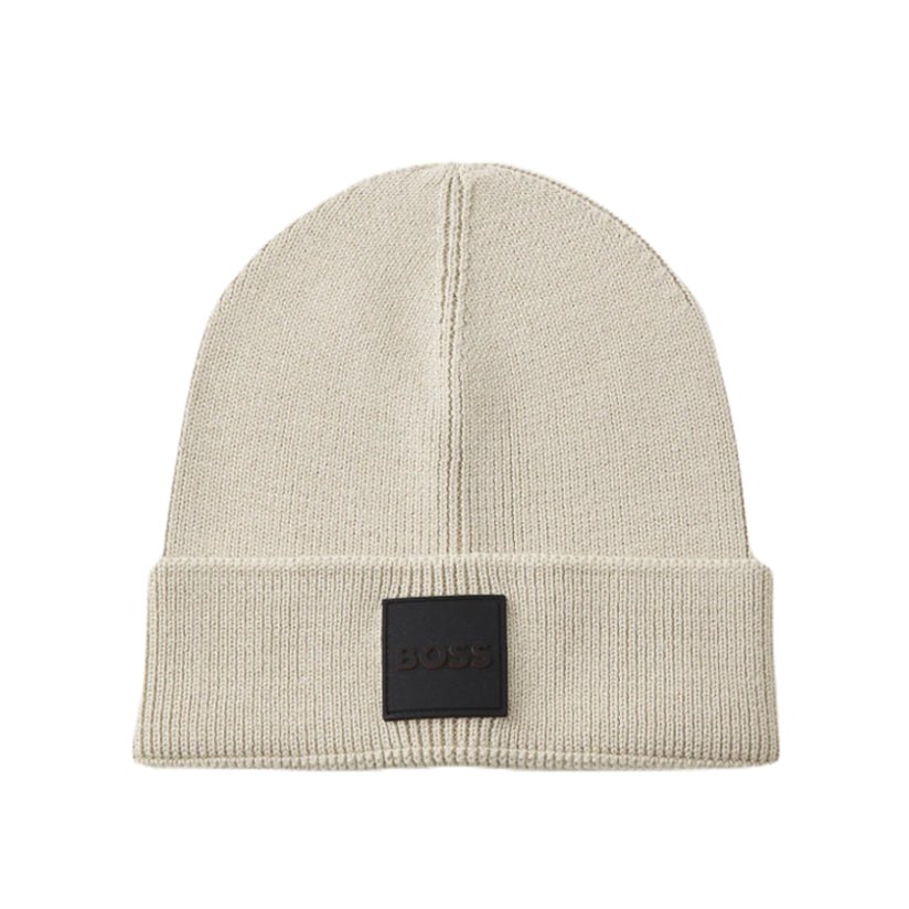 BOSS Orange Foxxy_R Beanie - 271 Light Beige - Escape Menswear