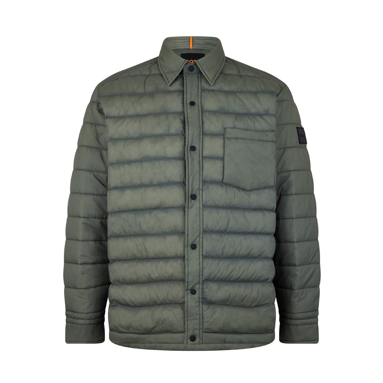 BOSS Orange Lambizzo_M Overshirt - 076 Open Grey - Escape Menswear