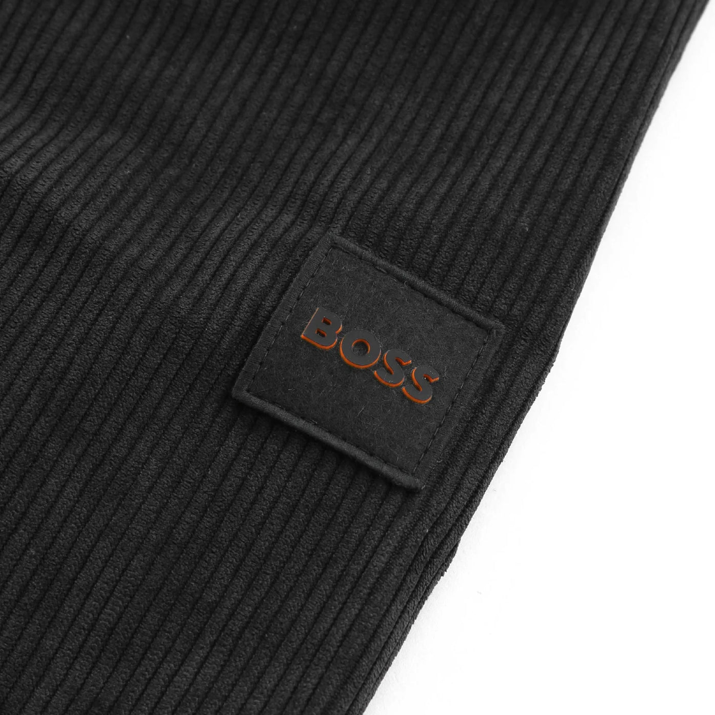 BOSS Orange Lozzy Zip Up Overshirt - 001 Black - Escape Menswear