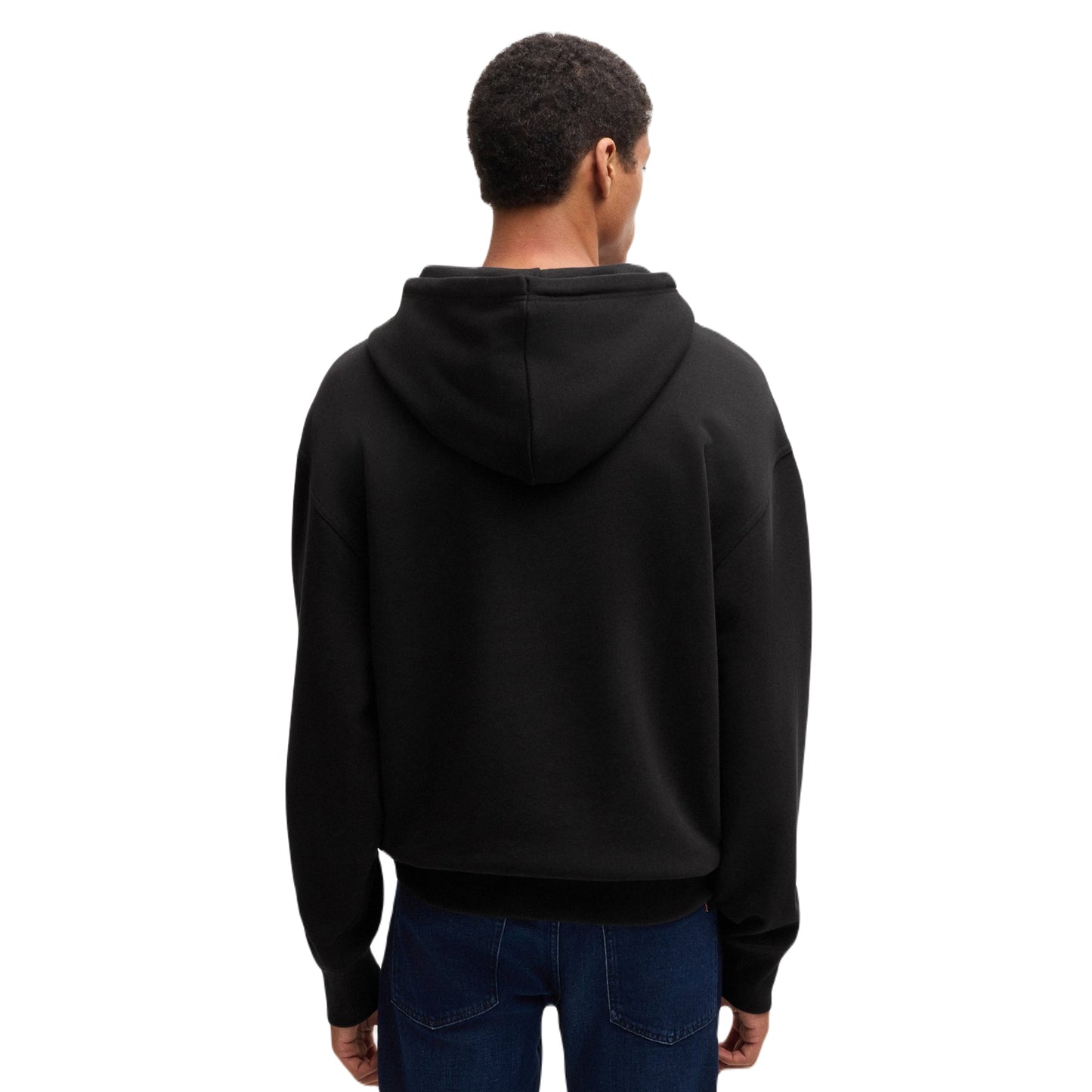 BOSS Orange WeSmallhood Hoodie - 001 Black - Escape Menswear