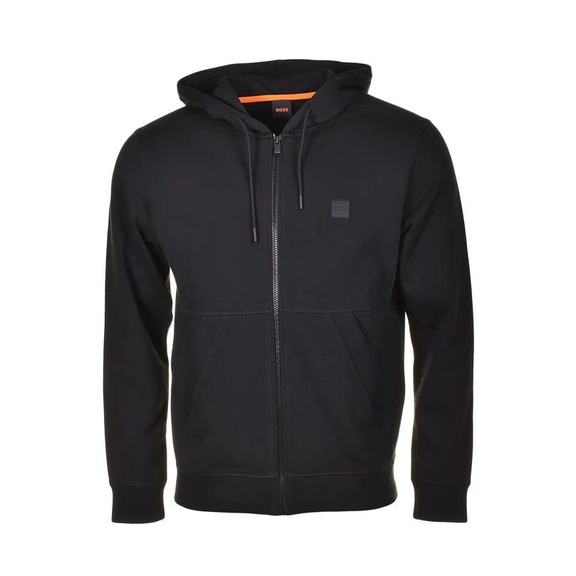 BOSS Orange ZETALK Zip Hoodies - 001 Black - Escape Menswear