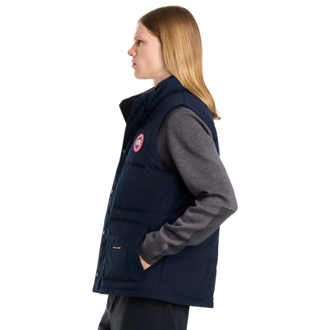 Canada Goose Freestyle Crew Gilet - 9063 Atlantic Navy - Escape Menswear