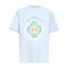 Casablanca Airbrush Smiley T-Shirt - 09 Blue - Escape Menswear