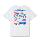 Casablanca Heat Map Logo T-Shirt - White - Escape Menswear