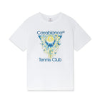 Casablanca Tennis Club Icon T-Shirt - White - Escape Menswear