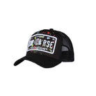 Christian Rose Iconic II Plate Trucker Cap - Black Paint Splat - Escape Menswear