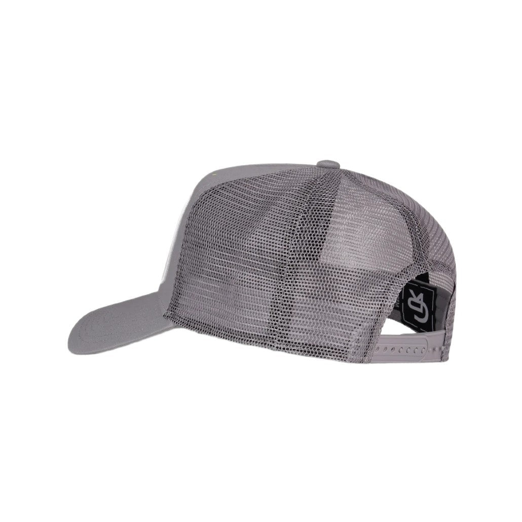 Christian Rose Iconic II Plate Trucker Cap - Grey Paint Splat - Escape Menswear