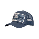 Christian Rose Iconic Vinyl Patch Trucker Cap - Navy/White - Escape Menswear