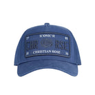 Christian Rose Washed Iconic II Trucker Cap - Navy - Escape Menswear