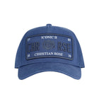 Christian Rose Washed Iconic II Trucker Cap - Navy - Escape Menswear